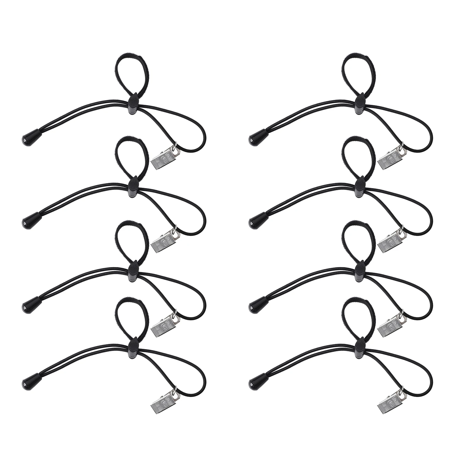 8PCS/Lot Photo Video Studio Background Backdrop Clamps Clips Holder Side Clips with 8.6 inches/22cm Adjustable Elastic Cord