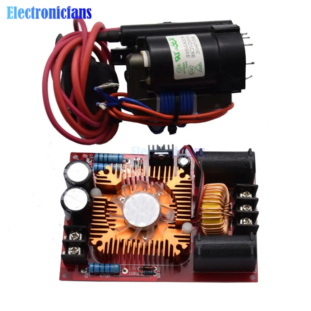 DC 12-30V ZVS Drive Board Module Tesla Coil Flyback Driver /SGTC/Marx Generator Ignition Coil with High Voltage Package 15A 250W