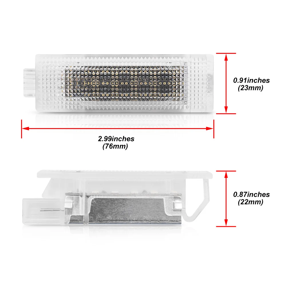 1x For Fiat 500 500L 500X Panda Croma Ritmo Canbus Led Luggage Compartment Interior Trunk Light Courtesy Cargo Lamp