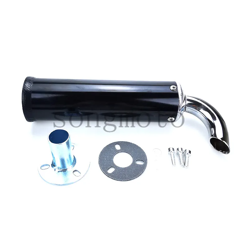 6 Color Universal metal 60X200MM Motorcycle Racing Exhaust Muffler Silence Silencer 2 Stroke Motorcycle Exhaust Pipe Muffler