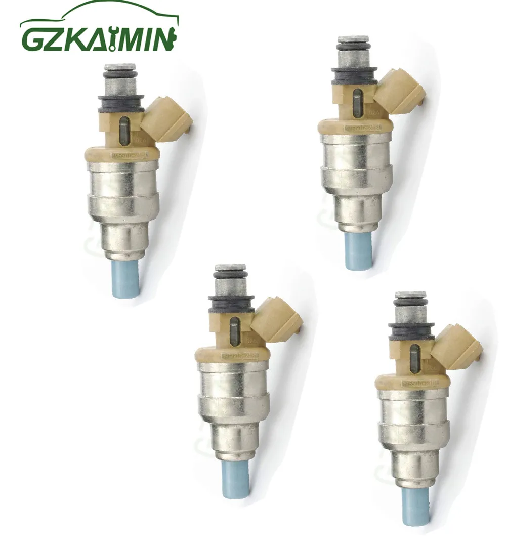 

High Quality set 4PCS fuel injectors 195500-2180 For Mazda Miata 1.8L For Ford Escort Sephia Mercury 1.8L L4 1955002180