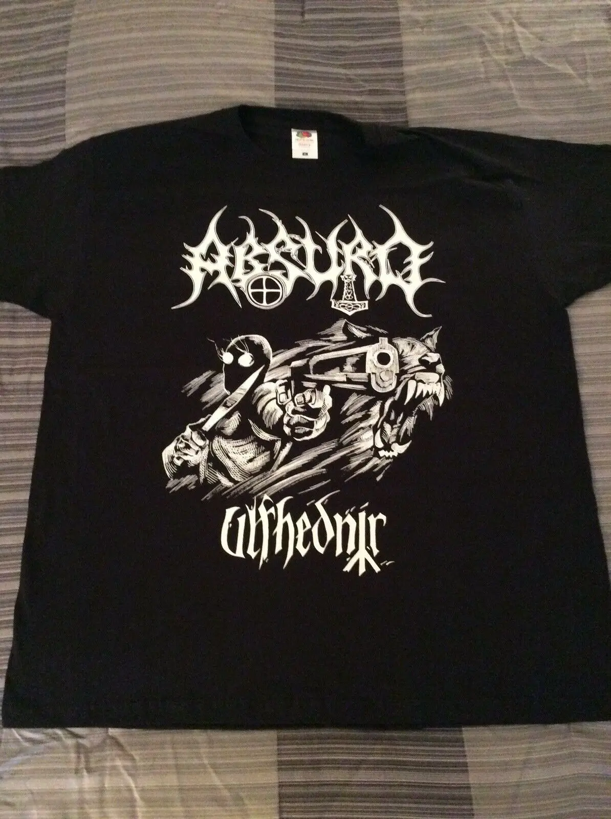 ABSURD Ulfhednir Shirt XL, Goatmoon, Taake, 1Burzum, Darkthrone, The Chasm,Ulver Tees Brand Clothing Funny T-Shirt top tee