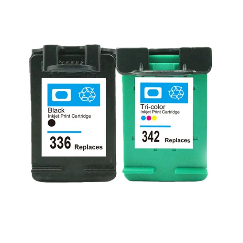 Ink Cartridge for hp 336 342 Replacement for hp336 for hp342 Deskjet 5440 PSC1510 Photosmart 1500 C3100 C3180 D5420 6310 printer