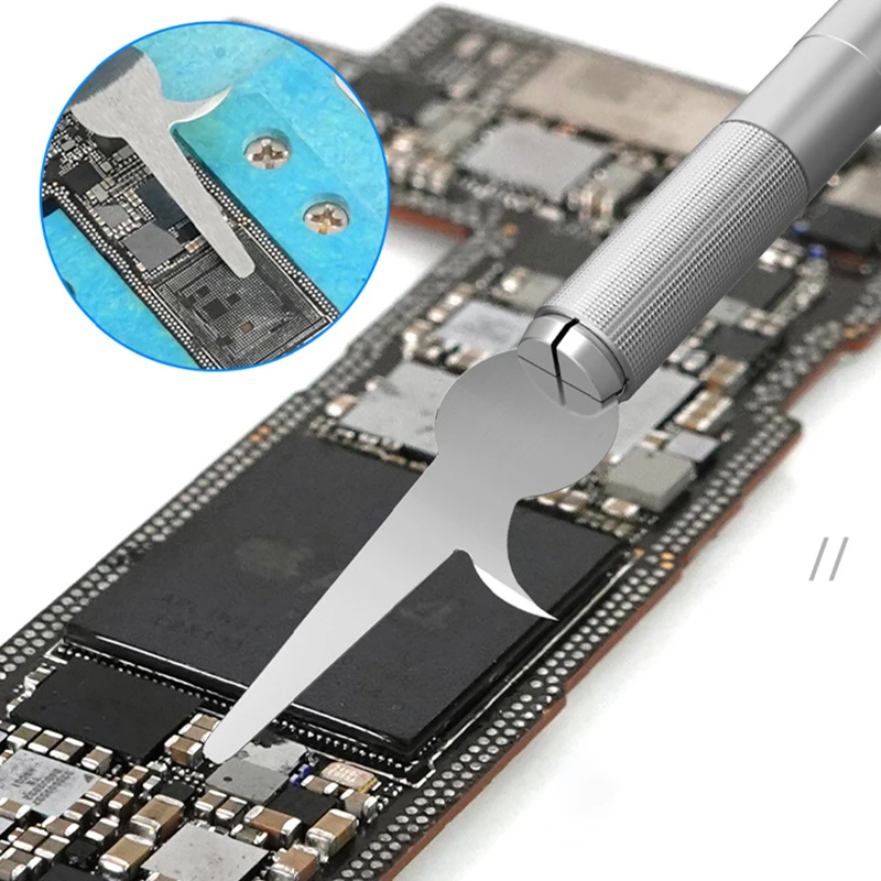 3 in1 układ scalony CPU NAND demontaż ostrza procesora środek do usuwania kleju metalowe ostrze dla telefonów komórkowych telefonu, komputera narzędzie do napraw ręcznych zestaw