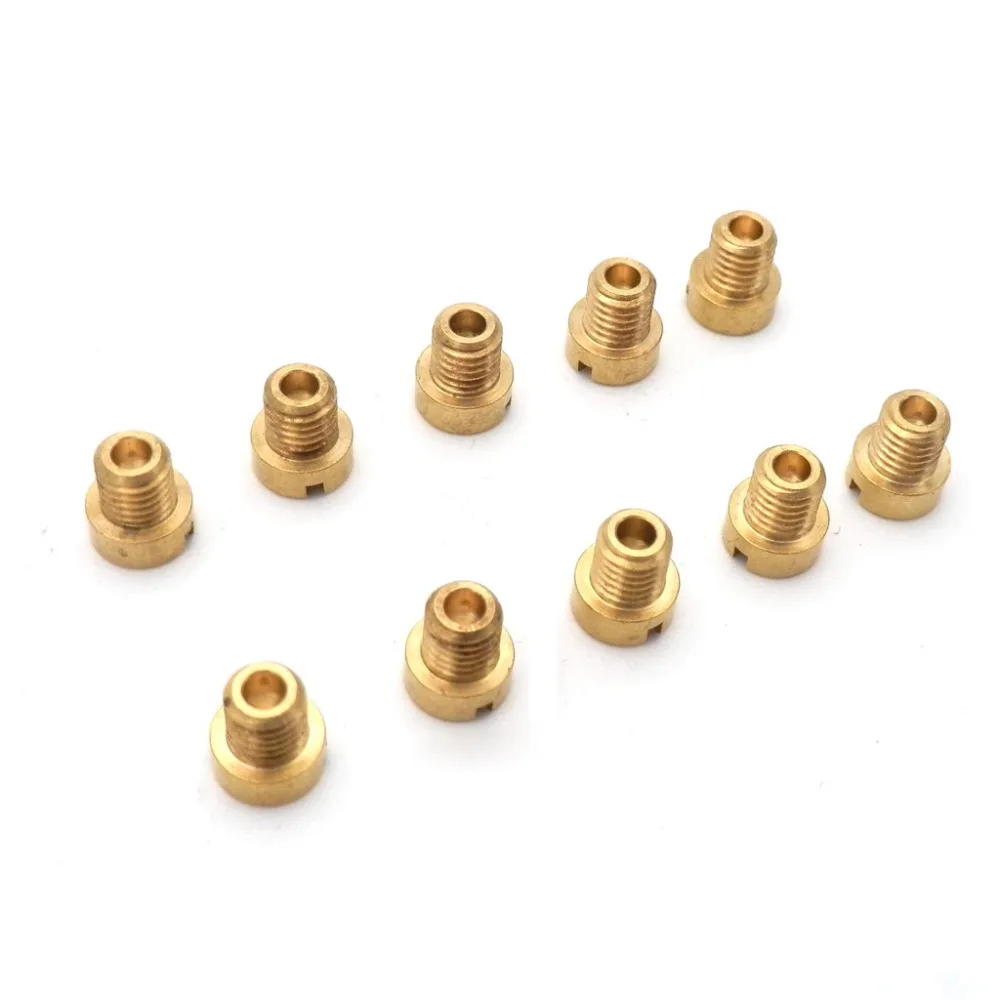 10 Pieces 5mm Main Jet M5 Jets for Dellorto Carburetor SHA PHBG NC T5 JNC Tomos A35 Targa LX Sprint Size from 40 to 200