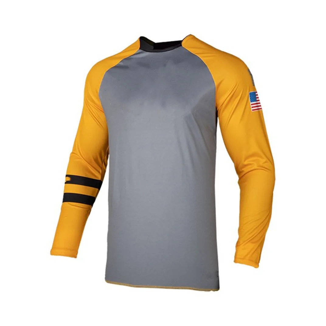 Mountain Bike Shirts OEM  Manufacturer Sportswear Racing Top 2021 New  Long  Sleeve Jersey  Wear  Digital Print Cycling Clothing