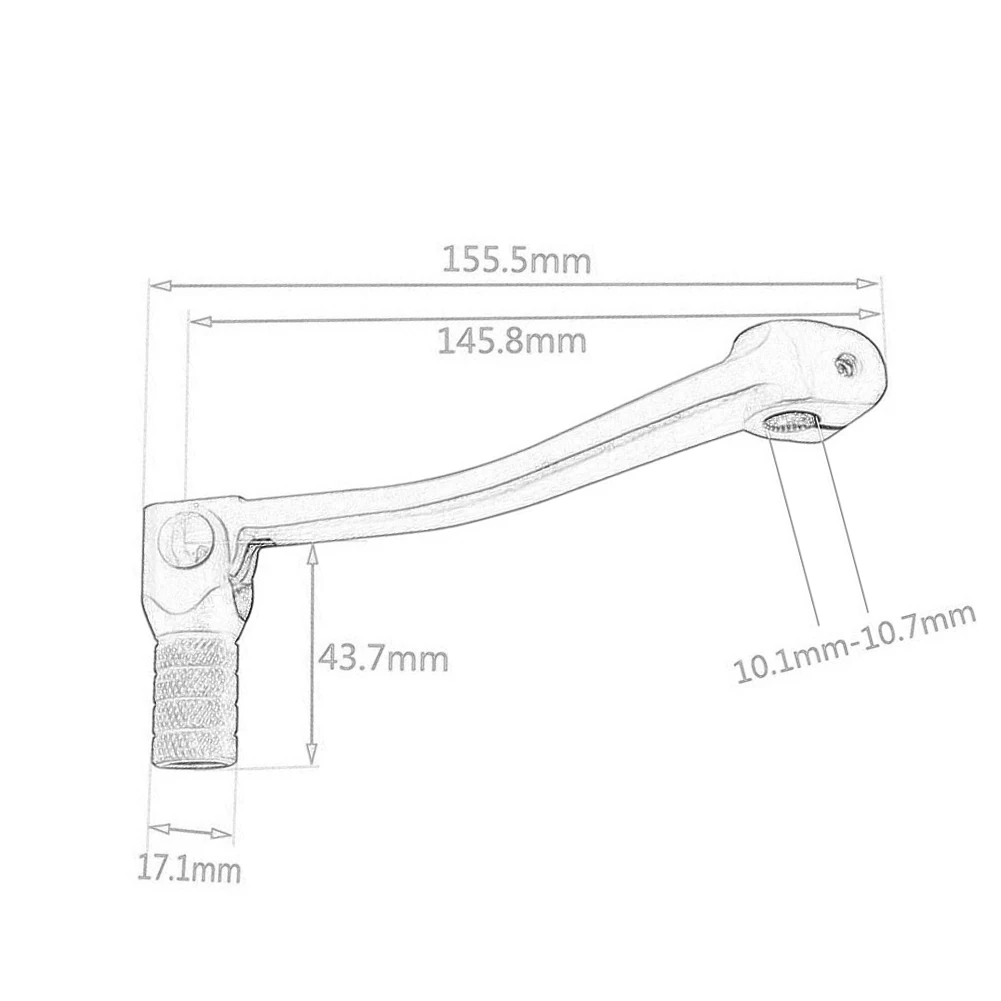 Motorcycle CNC Aluminum Folding Gear Shift Lever For Kayo Apollo Bosuer 110/125/140/150/160/250cc Dirt Bike Pit Bikes Gear Lever