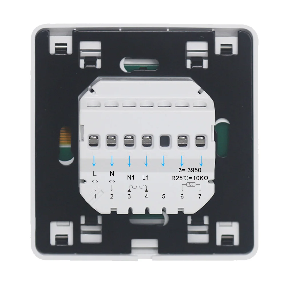 Piano digitale Regolatore di Temperatura di Riscaldamento AC 16A 220V Camera D'aria Termostato Elettrico Sistema di Modulo LCD Settimanale Programmabile