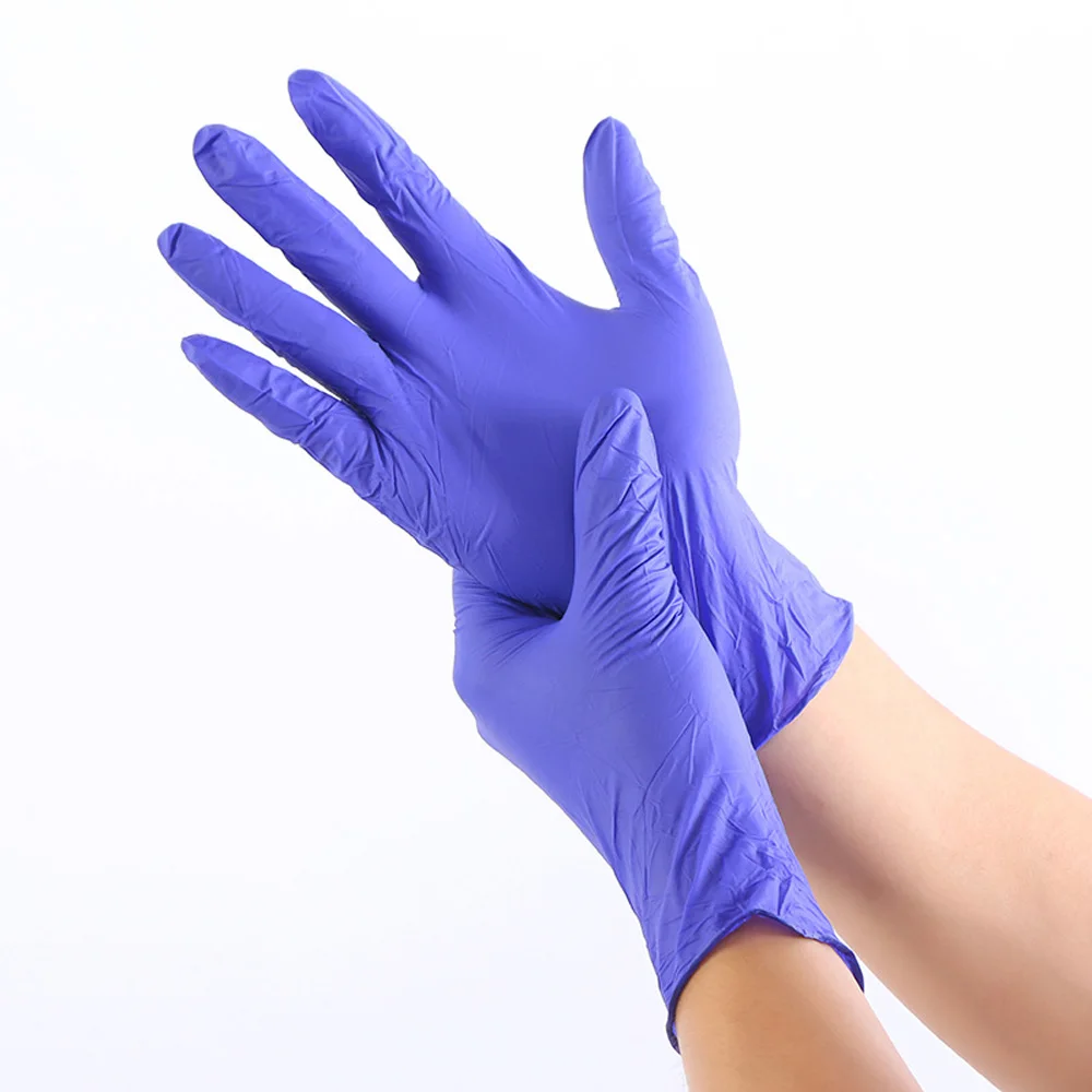 

100PCS Nitrile Disposable Gloves Nitryl PVC Household Cleaning Powder Free No Latex NonSlip Guantes De Nitrilo 50/100PCS