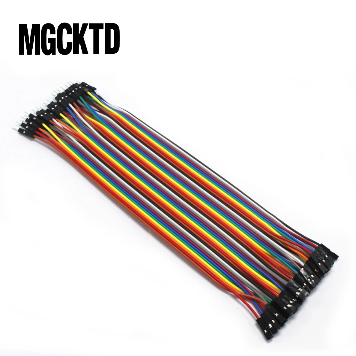 Nieuwe 40pin/1row, 20Cm 1P-1P Vrouwelijke Naar Mannelijke Jumper Draad Dupont Kabel Voor Breadboard