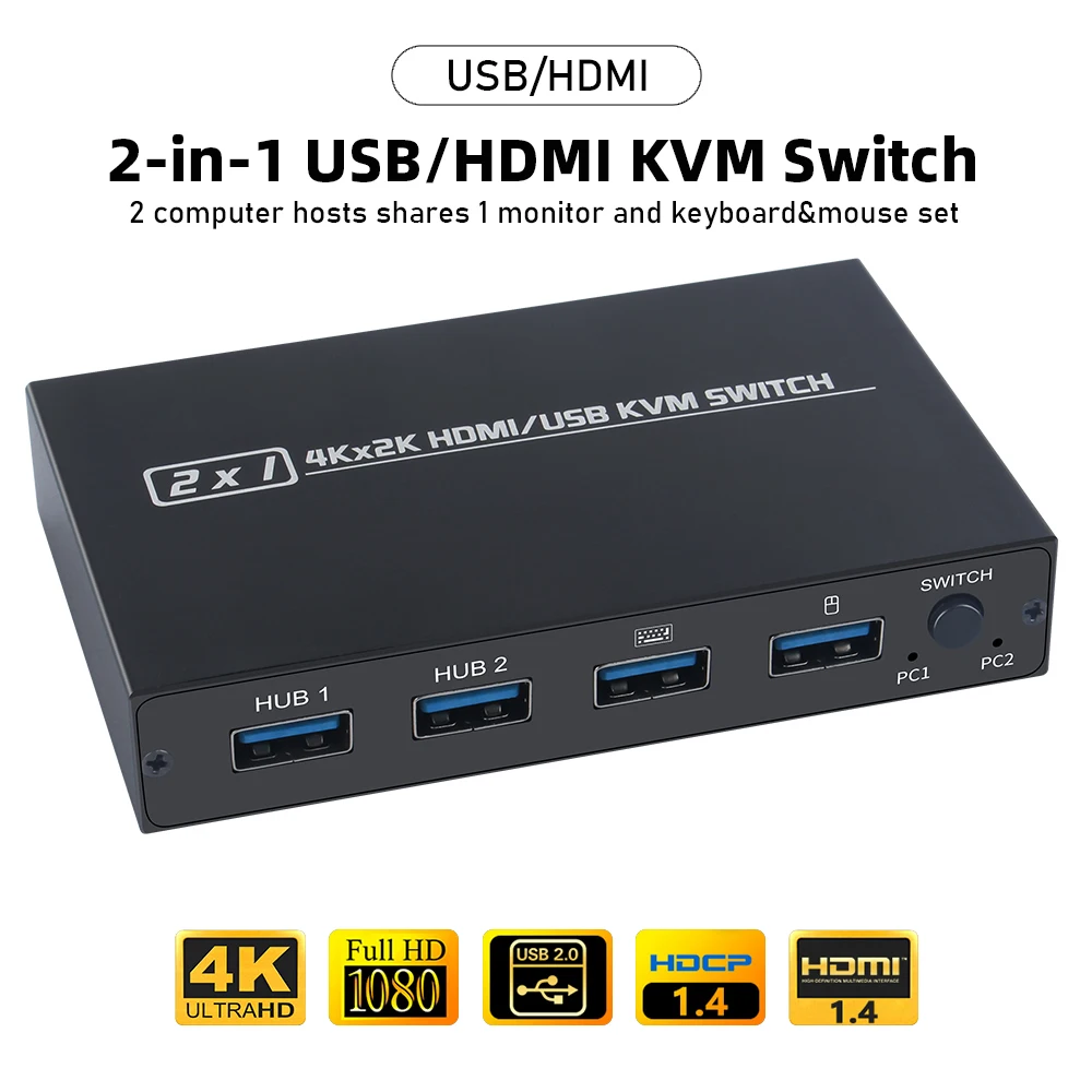 Switch KVM HDMI: A Melhor Solução para Gerenciar Múltiplos Computadores com um Único Monitor, Teclado e Mouse