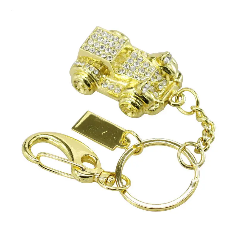 Crystal Diamond Car USB Flash Drive Mini Car Model 4GB 8GB 16G 32G 64GB PenDrive USB 2.0 Pen Drive Flash Memory Stick Drive