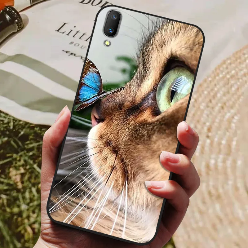 ل كوكه vivo V11 أنا حالة السيليكون الغطاء الخلفي الهاتف جراب لهاتف Vivo Vivo V11 V 11 V11 برو 1804 حالات V11i 1806 لينة الوفير فوندا إعادة حقيبة