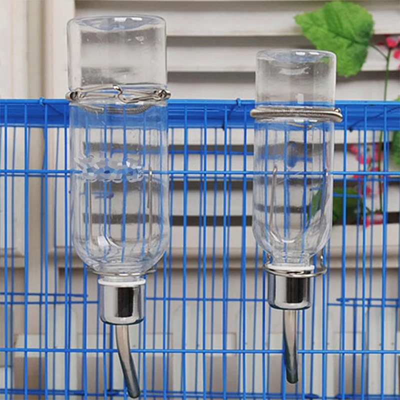 180/350/750ml alimentatore per Dispenser di bottiglie d'acqua per bevitori di criceti per animali domestici in plastica