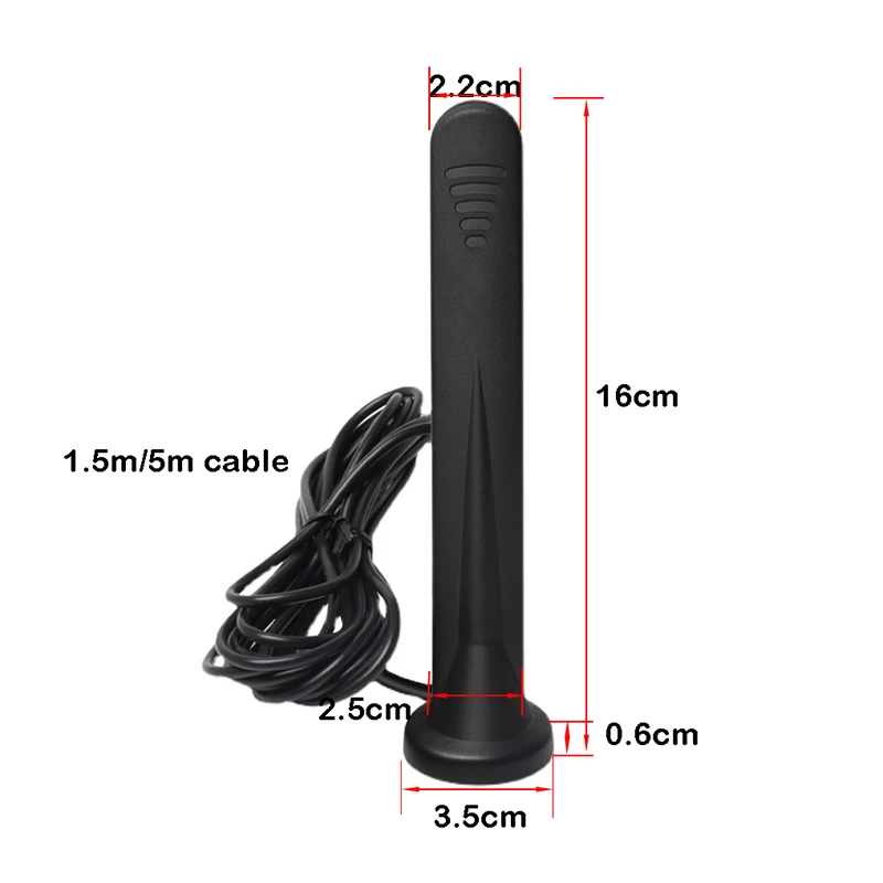 5G Full Frequency Waterproof Suction Cup Antenna GSM GPRS 3G 4G NB-IOT Omnidirectional Router Module Outdoor Signal Receiver