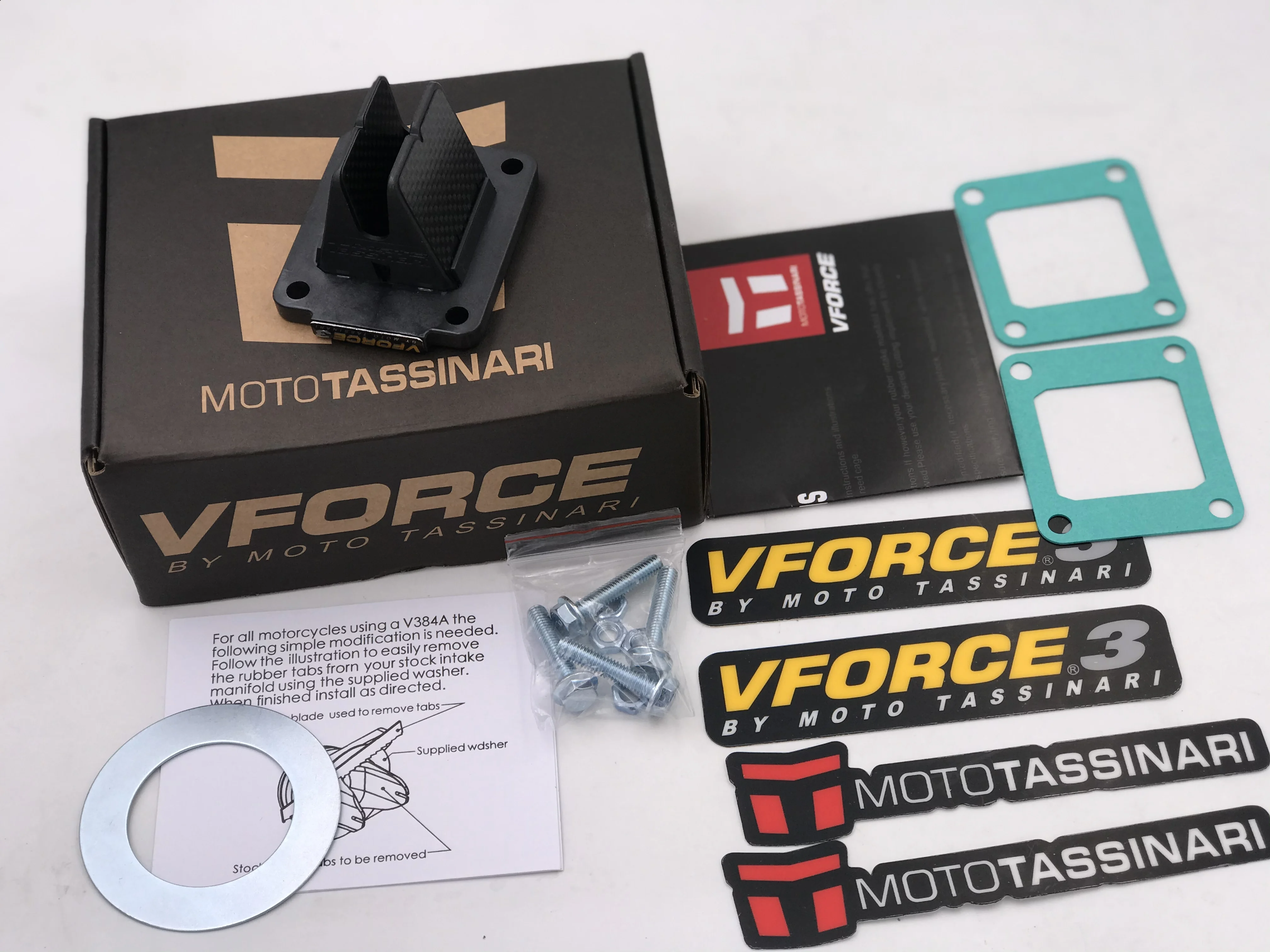 V-Force 3 Reed Valve For Suzuki RM100  Modenas Dinamik 125 And Kawasaki KX80 KX85 KX100 All Years V Force V384A