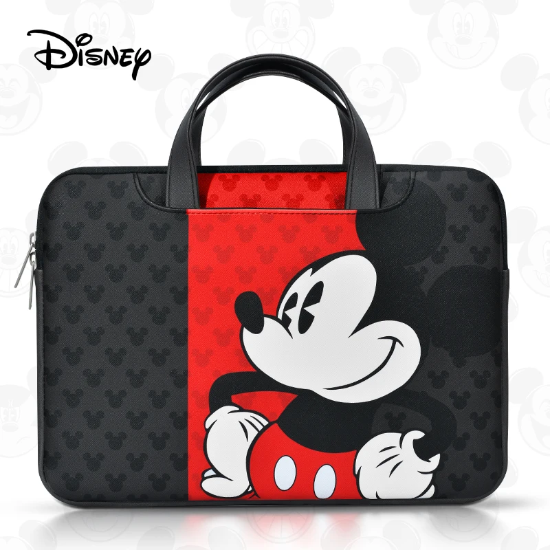 Disney-funda de Mickey Mouse con dibujos animados para ordenador portátil, bolso impermeable para Macbook Air Pro, Apple de 13 / 14 / 15 pulgadas