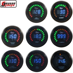 Dragon 52mm Digital Display LCD Auto Car Modified Meter Water Oil Temperature Boost Pressure Volt Tachometer RPM Air Gauge