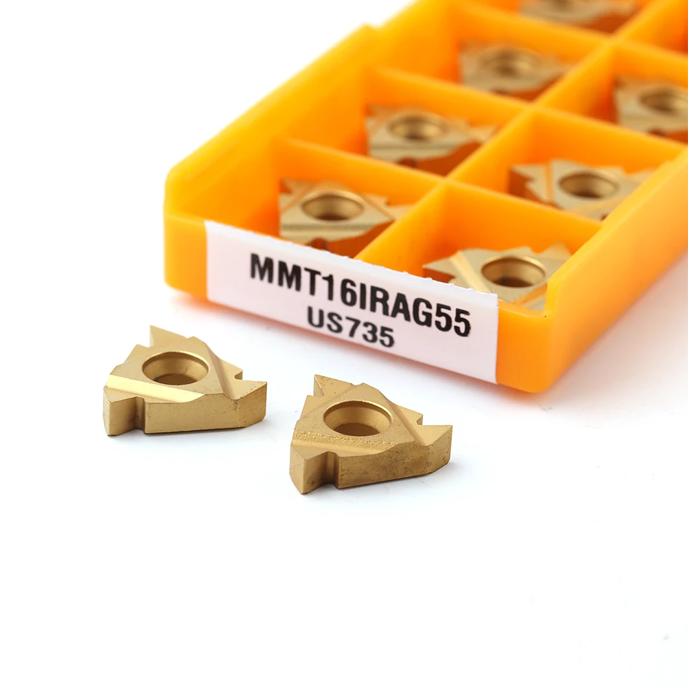 10 قطعة 16IR AG55 VP15TF UE6020 US735carbide إدراج موضوع تحول أداة قطع أداة عدة المخرطة قاطعة المطحنة أداة