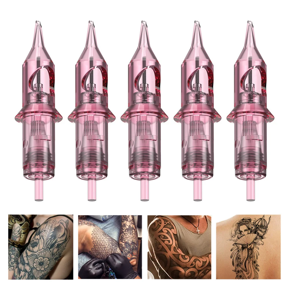 Cartucho de agulhas de tatuagem 0.3mm 1001rl, agulha de segurança esterilizada descartável para máquina de tatuagem, sobrancelha lábio, acessórios para arte corporal