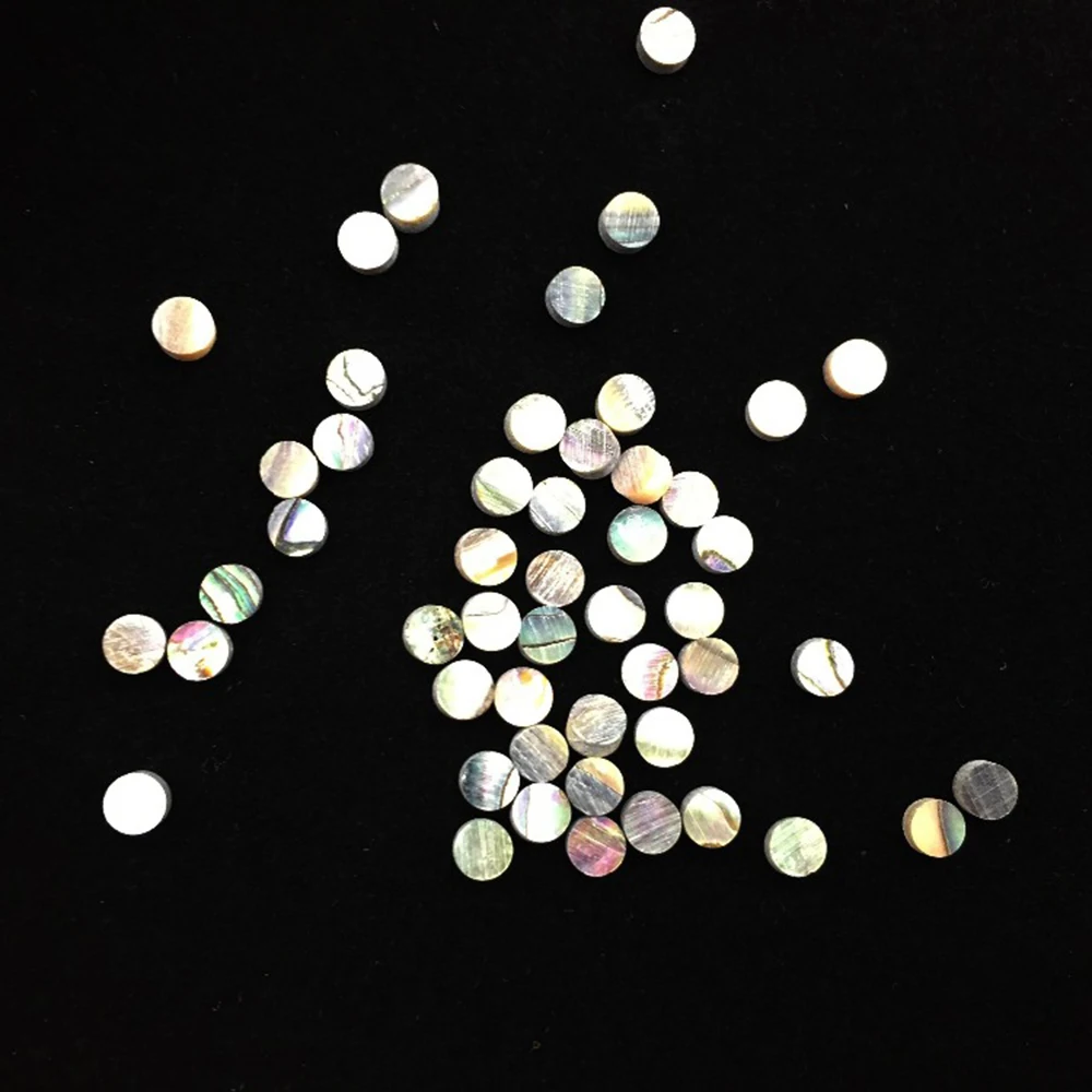 50Pcs Diameter 4mm Colourful Abalone Inlay Material Abalone Guitar Dots