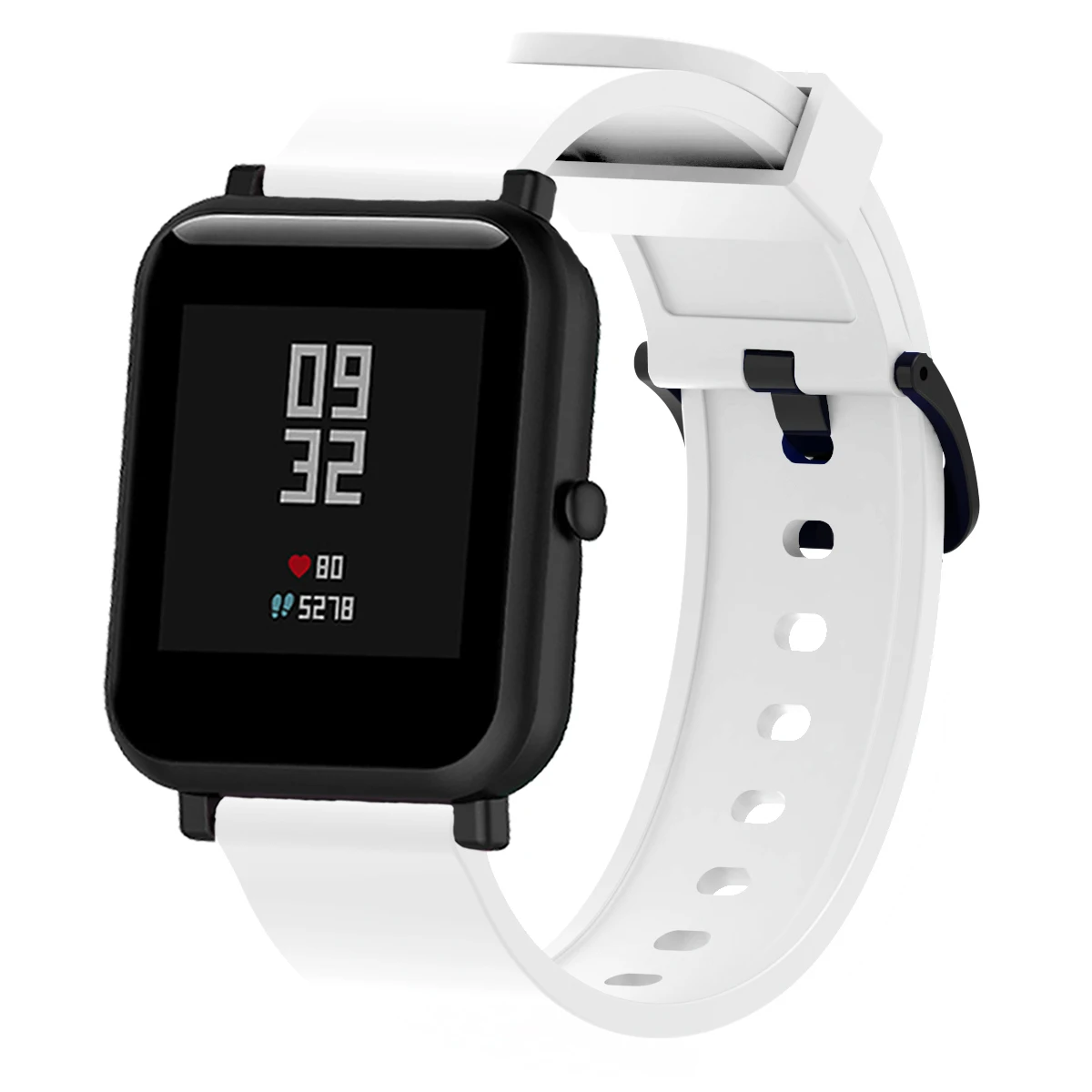 Haylou LS02 밴드 실리콘 시계 밴드 팔찌 20mm 시계 스트랩 교체 Correa 팔찌 Xiaomi Amazfit GTS 2mini 용