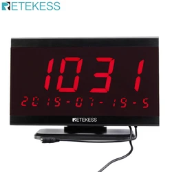 Retekess-receptor inalámbrico TD105 de 999 canales RF, pantalla de visualización para Hookah, restaurante, sistema de buscapersonas, cafetería, Bar, Hotel