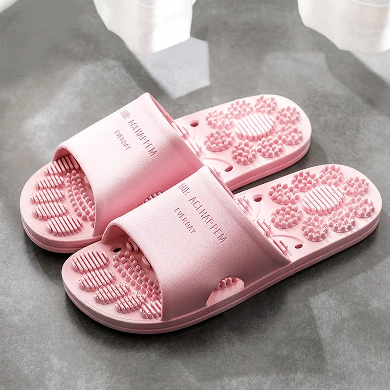 Point Foot Massage Slippers Unisex Women Men Non-Slip Foot Massager Slipper for Home Hotel Health Care Feet Massage Slides