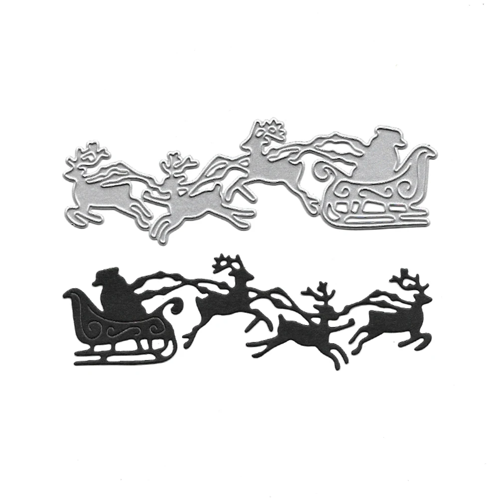 Christmas Metal Cutting Dies Scrapbooking Embossing Folder for Card Making Craft Mold Photo Alum DIY  Slimline Dies Handmade