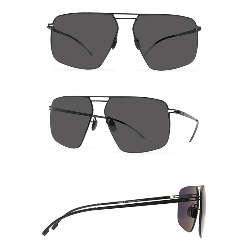 

Belight Optical Big Square Shape Hollow-Carved Design Women Men UV400 Protection Stainless Steel Sunglasses Oculos T8689-M