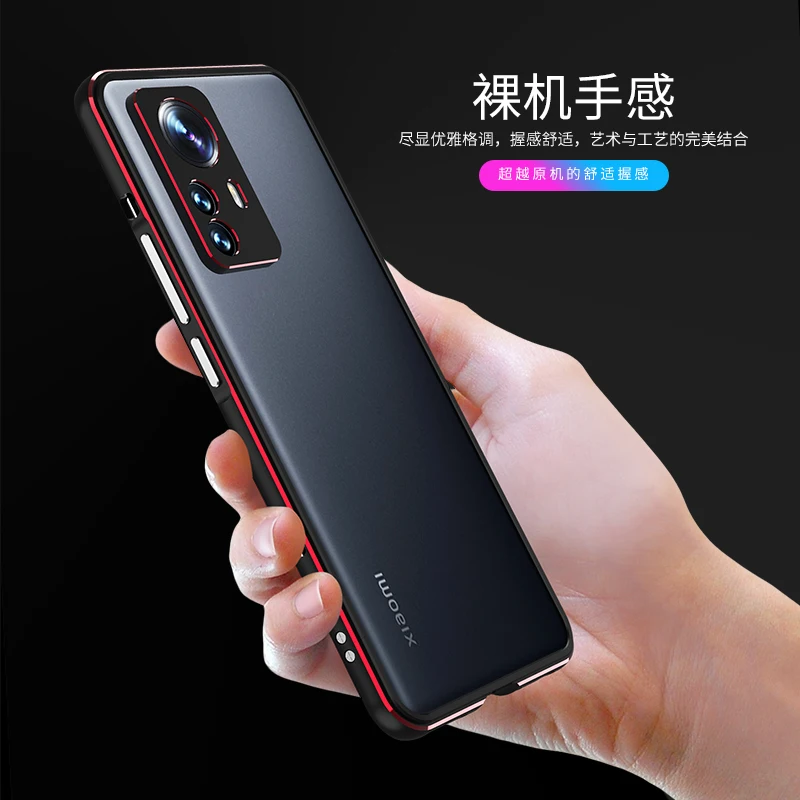 Bumper Case For Xiaomi Mi 12 12Pro 12X Metal Aluminum Frame For xiaomi Mi 12X 12 Pro Luxury Shockproof Phone Accessories