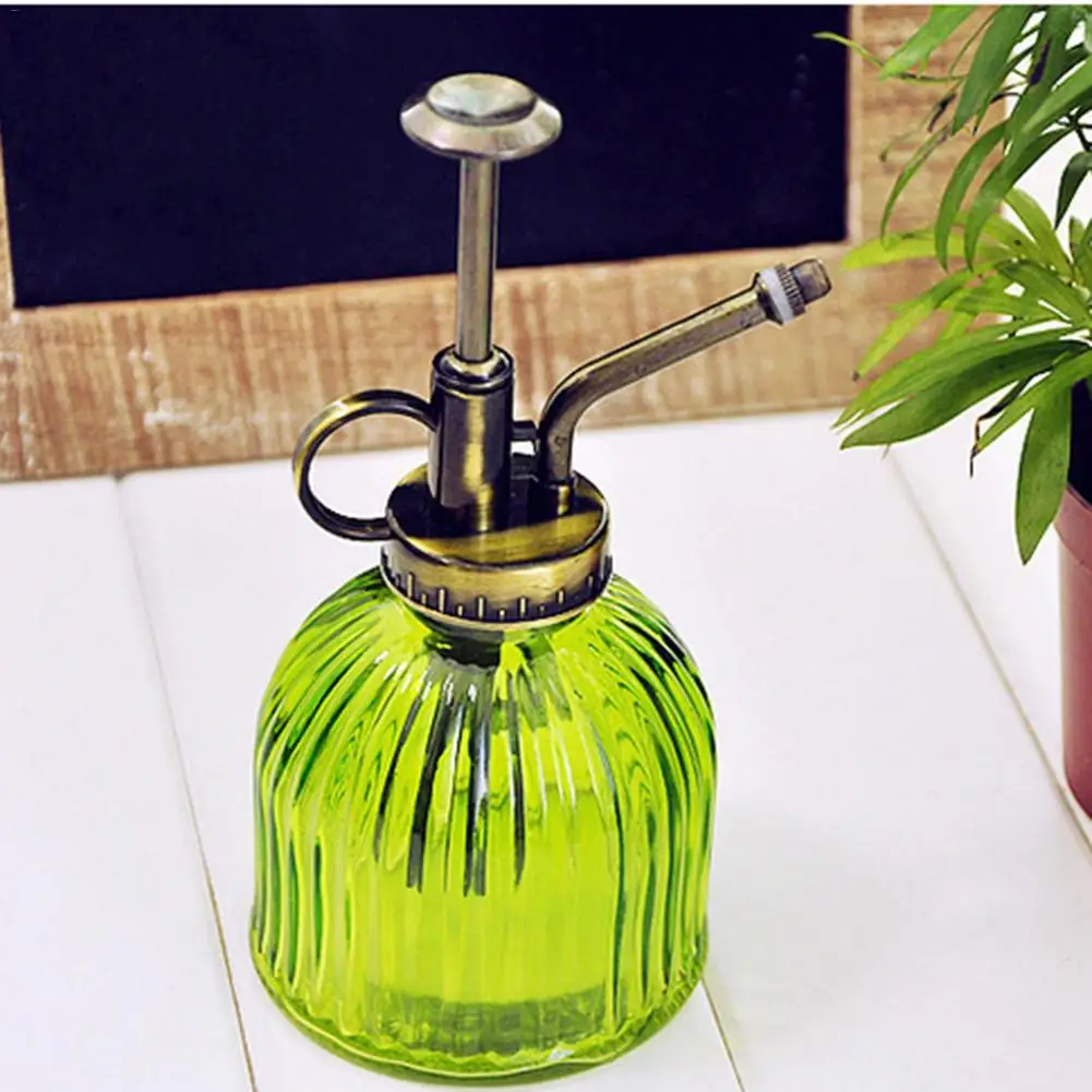 Plant Flower Watering Pot Spray Bottle Antique Glass Watering Can Plant Watering Kettle Garden Water Sprinker Garden Tool