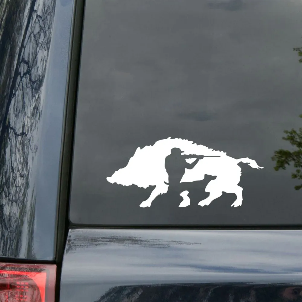 Doordash Creative Car Stickers Hunting Wild Boar Applique Fashion Automobile Motorcycle Accessories DIY Decal Car Stickers