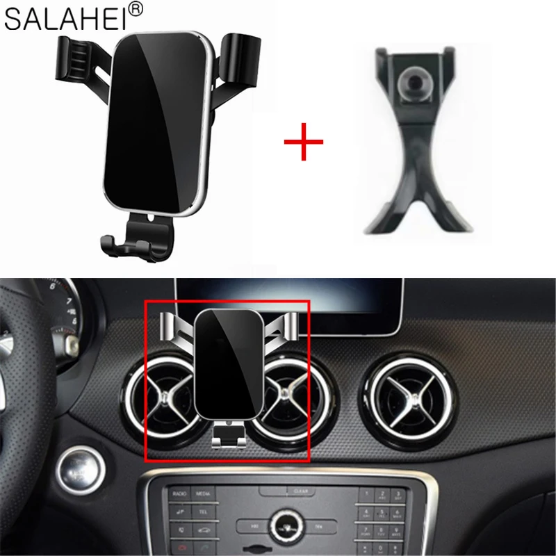 Mobile Phone Holder For Mercedes-Benz GLA 45 amg X156 CLA W117 C117 GLA200 GLA250 COUPE Bracket Phone Holder Clip Stand in Car