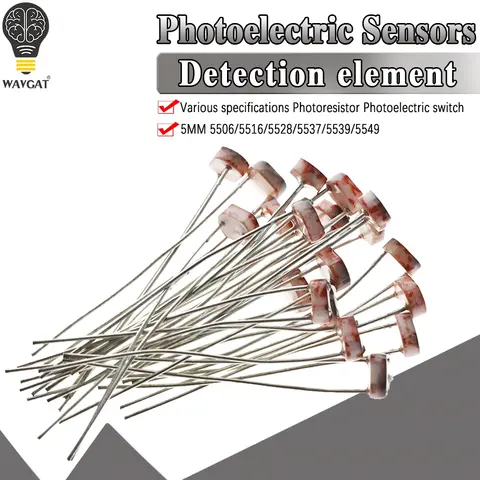 20pcs Photoresistors LDR 5mm WAVGAT