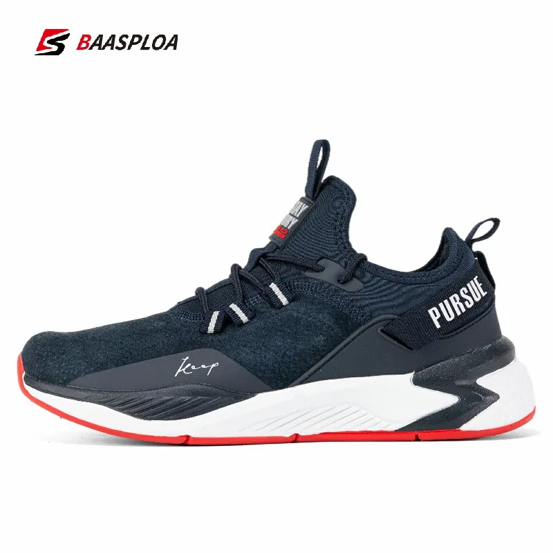 

Baasploa New Men's Sneakers Waterproof Non-slip Casual Running Shoes Fashion Male Damping Keep Warm Outdoor Walking Cotton Shoes