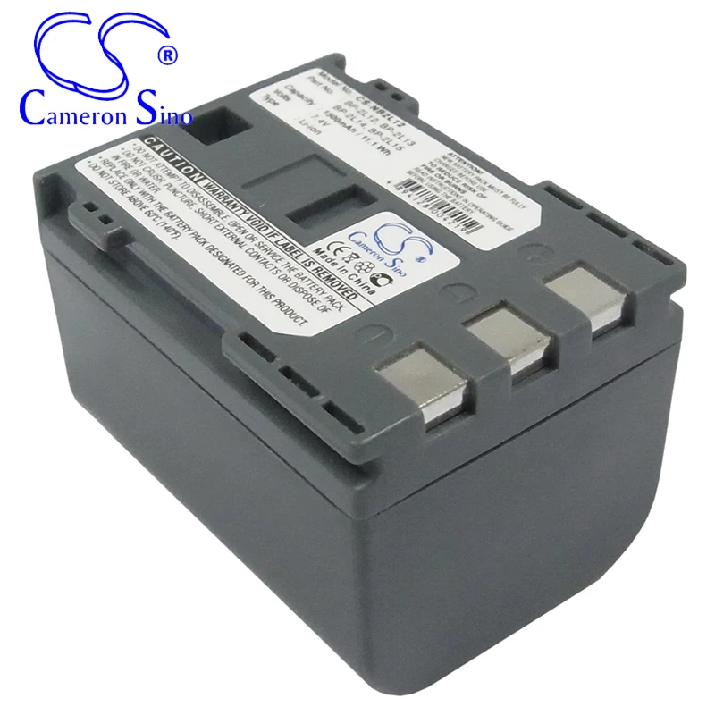 CameronSino Battery for Canon ZR700 HV20 MV880X MD140 MVX350i FVM200 MVX40i ZR400 ZR800 MD245 fits Canon BP-2L12 camera battery