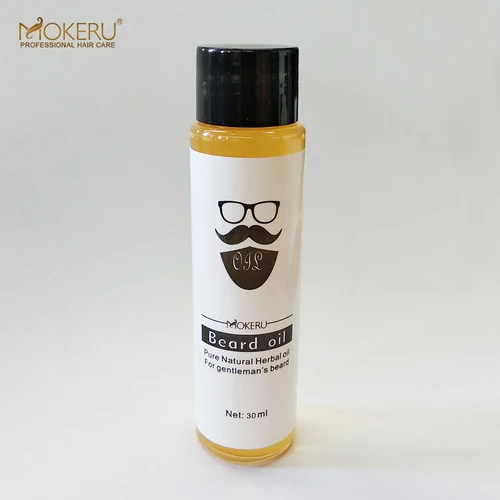 Imagen 2 del producto Mokeru-aceite de Barba orgánico Natural para hombres, aceite anticaída de cabello, hidratante suave, crecimiento de Barba, cuidado profesional, 1 unidad, 30ml