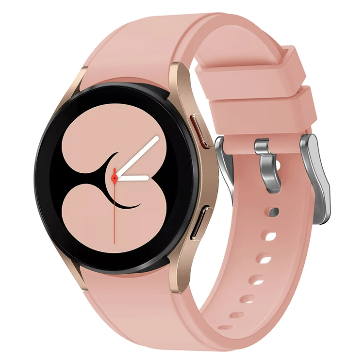 Silicone Strap For Samsung Galaxy Watch 4 40mm/44mm Classic 46mm/42mm No Gap Bracelet Belt For Galaxy Watch 5 40mm 44mm Correa image 3