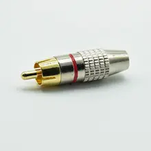 4 RCA Male Connectors for Coaxial Cable #4
