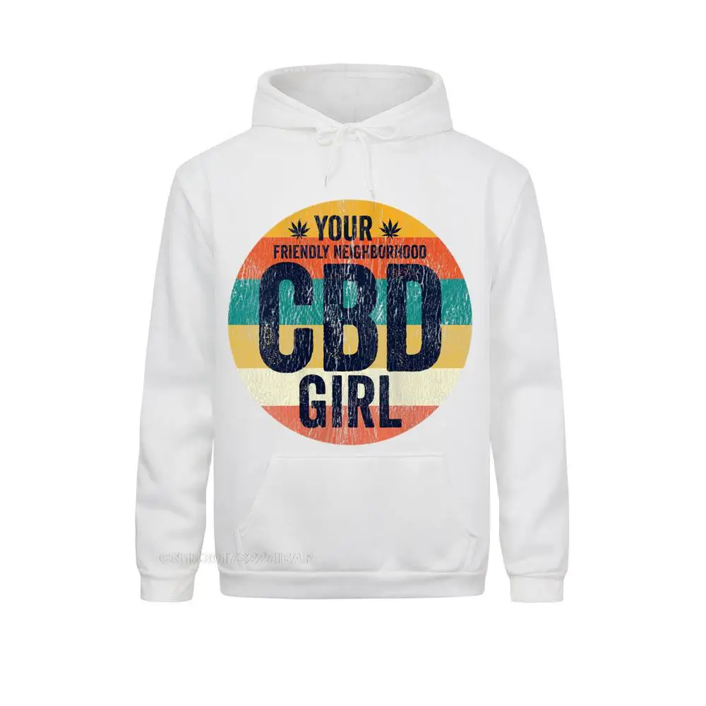 Men Vintage CBD Shirt Your Friendly Neighborhood CBD Girl Hoodie Sweatshirts Hoodies High Quality Printed Sportswears Print Men