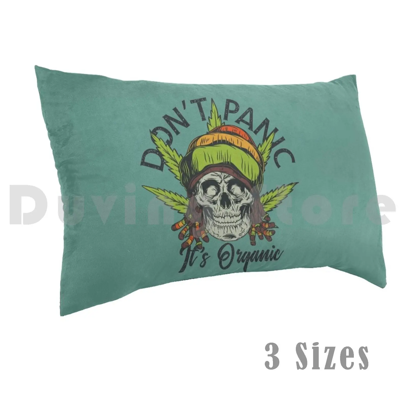 Rasta Skull Pillow Case Printed 50x75 Rasta Skull Rasta Skull Skull Art Rasta Art Skeleton Joint Weed Dont