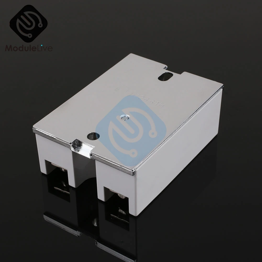 SSR-10AA SSR-25AA SSR-40AA AC Control SSR White Shell Single Phase Solid State Relay 10A 25A 40A LED 10AA 25AA 40DA 50AA Relay