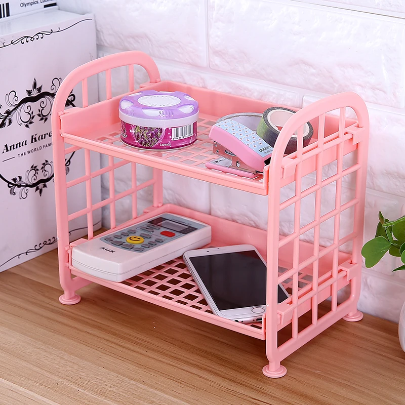 zq Plastic Desktop Storage Rack Household Kitchen Dish Chopsticks Condiment Bathroom Bathroom Storage Rack Free Shipping