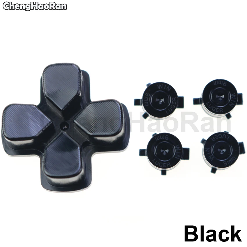 Chenghaoran 1 conjunto para ps4/ps5 teclas de função botão direção para ps4/ps 5 controlador botão gatilho cruz substituição