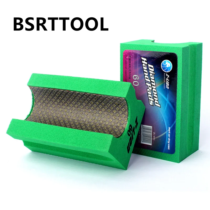 Bsrttool V30 90*55Mm Diamant De Hand Polijsten Pads Diamant Slijpen Pad Voor Keramische Vloertegel Slijptol