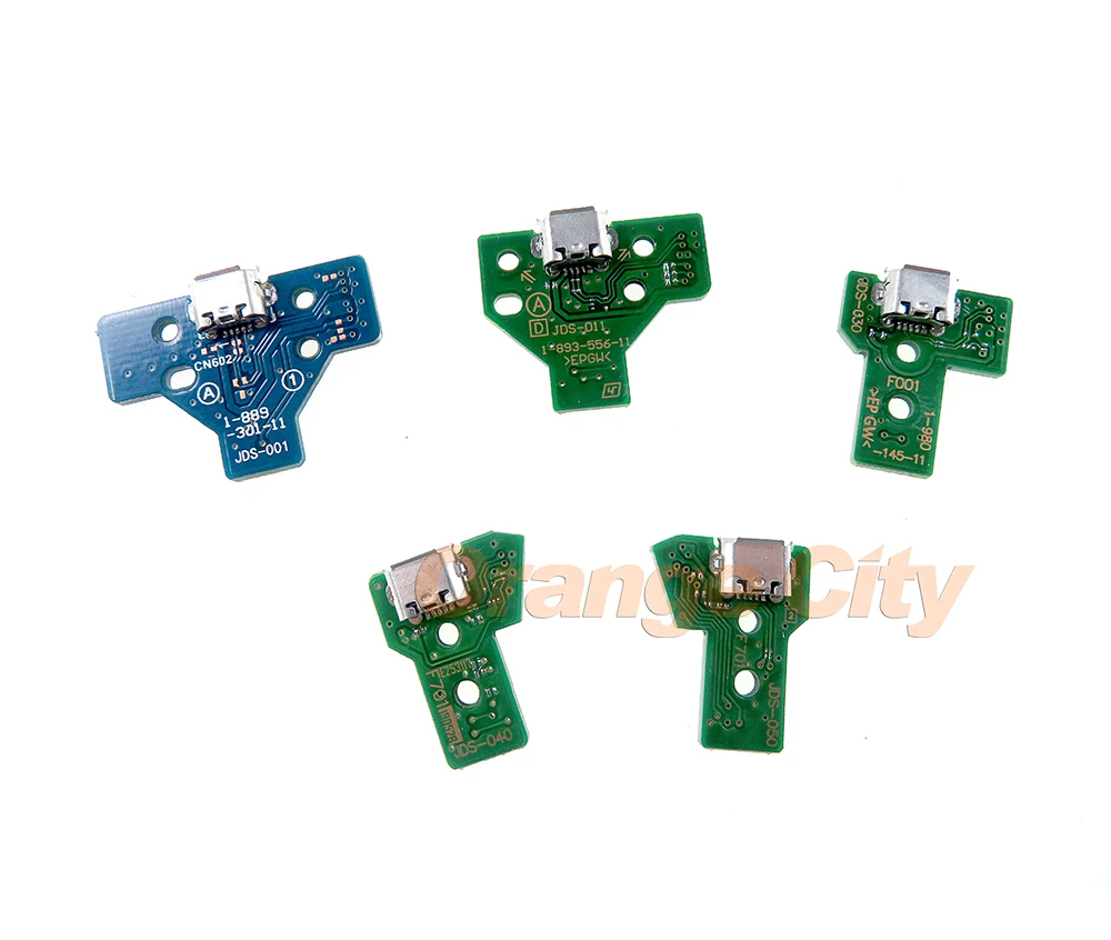 50Sets New 12-Pin 14-Pin USB Charging Port Socket Circuit Board with cable JDS-001 011 030 040 050 For PS4 Controller