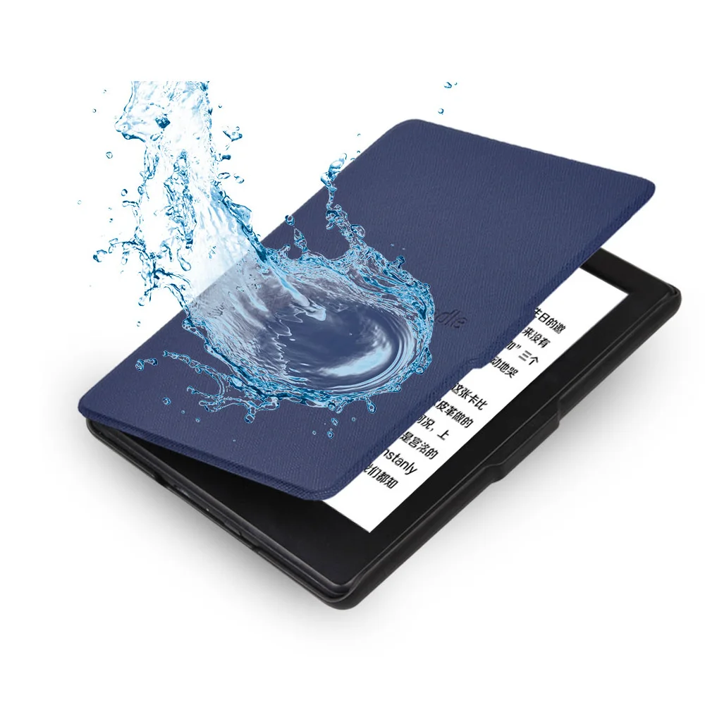Capa protetora para kindle geração 10, capa de couro inteligente para kindle 6 polegadas, proteção automática em sono e wake, j9g29r 2019