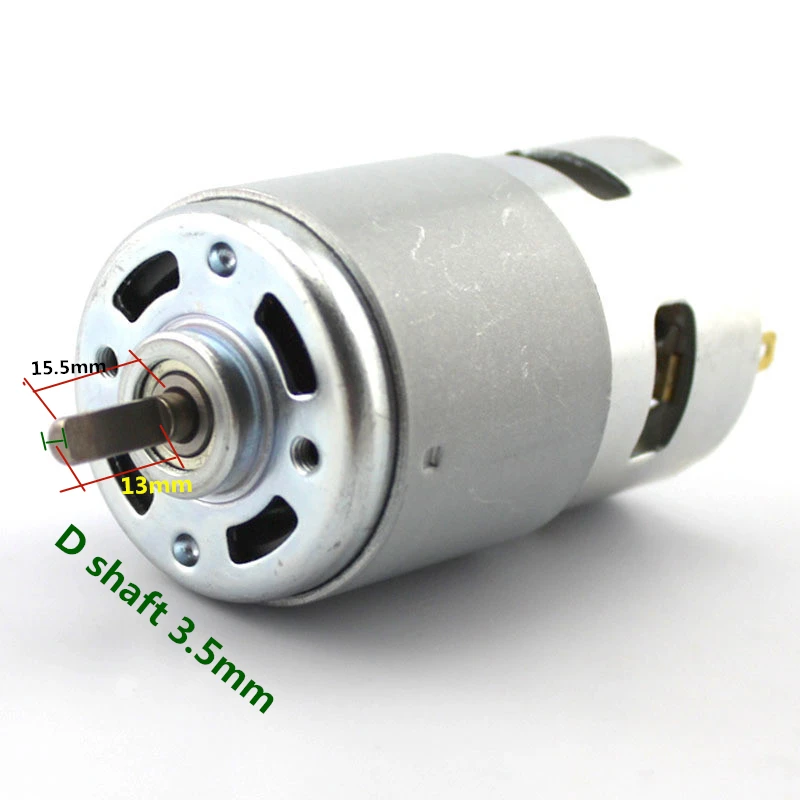 795 DC Motor Shaft D  High Speed 12V 24V 8000rpm 16000rpm PWM Forward and Reverse Large Torque Ball Bearing Low Noise Moter