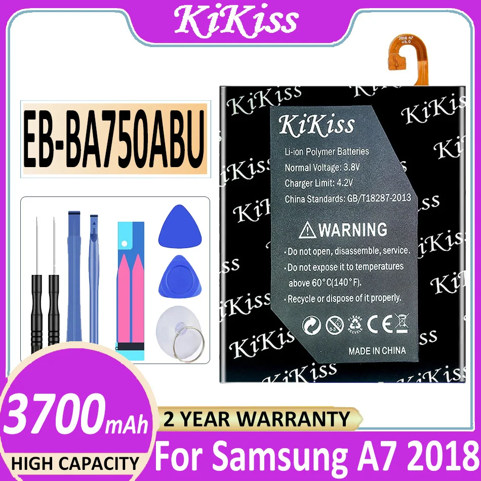 

3700mAh Battery EB-BA750ABU For Samsung Galaxy A7 (2018) A750 SM-A750F/DS SM-A750FN/DS A750F A750FN A750G A750GN +Tools